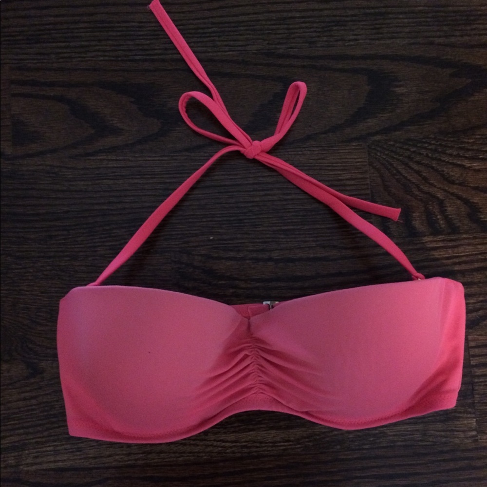 Victoria’s Secret bandeau bikini top. Size 34DD.